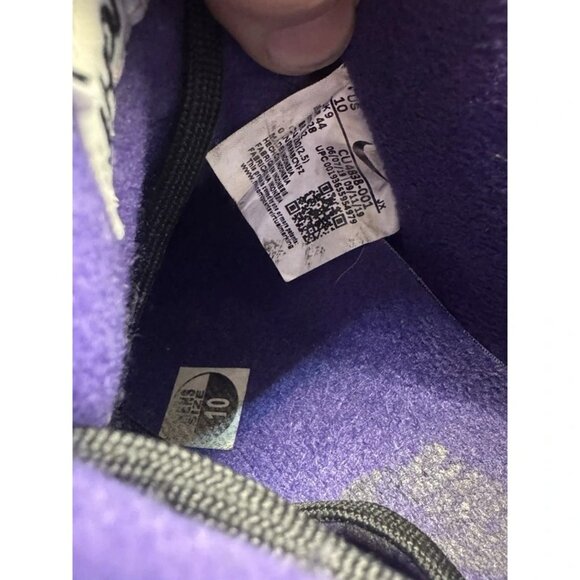 RARE 🚀 Size 10 - Nike Air Flight 89 Court Purple‎ 2019 - CU4838-001 - Picture 8 of 10